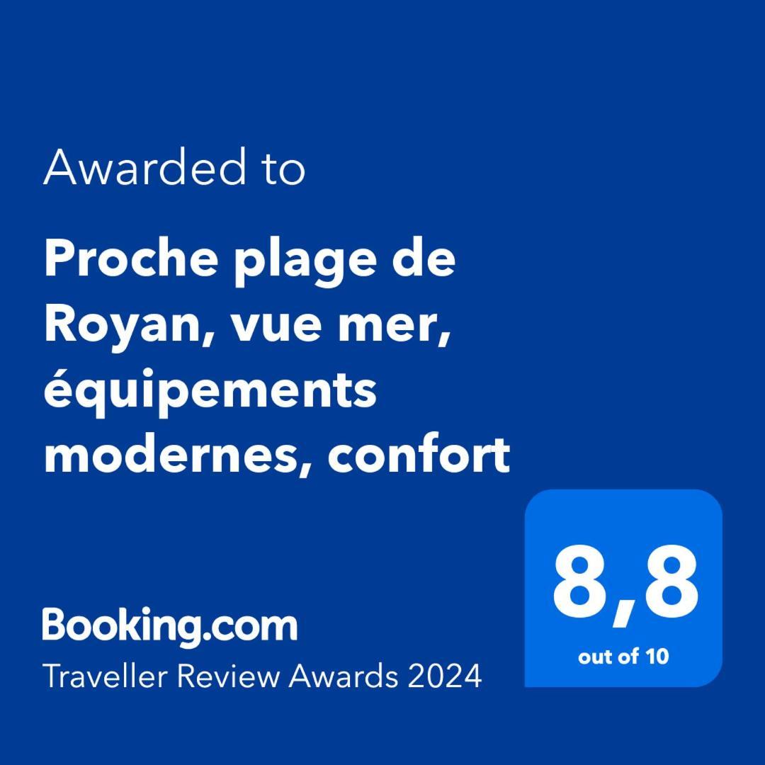 Proche Plage De Royan, Vue Mer, Equipements Modernes, Confort Сен-Жорж-дьо-Дидон Екстериор снимка